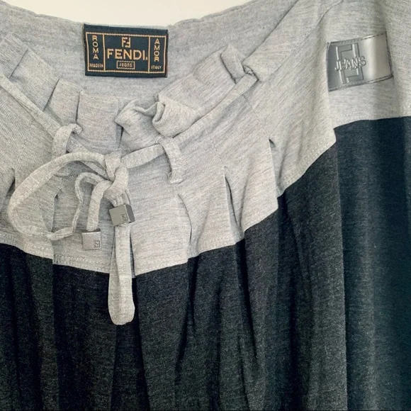 Vintage FENDI Convertible Maxi Skirt / Strapless Dress – Made in Italy - Picture 10 of 16